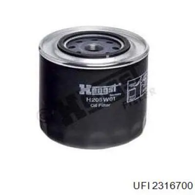 Filtr oleju UFI 2316700 cena, od 9,61 USD