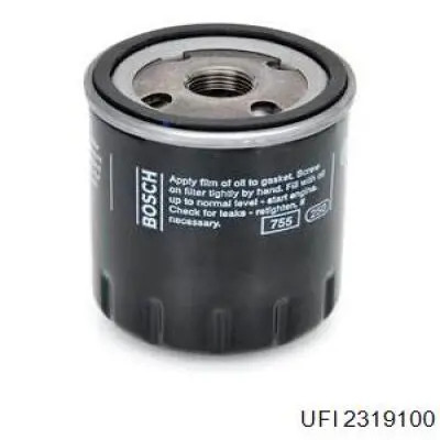 Filtr oleju UFI 2319100 cena, od 6,92 USD