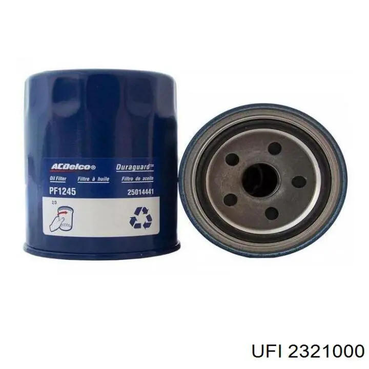 Filtr oleju UFI 2321000 cena, od 8,72 USD