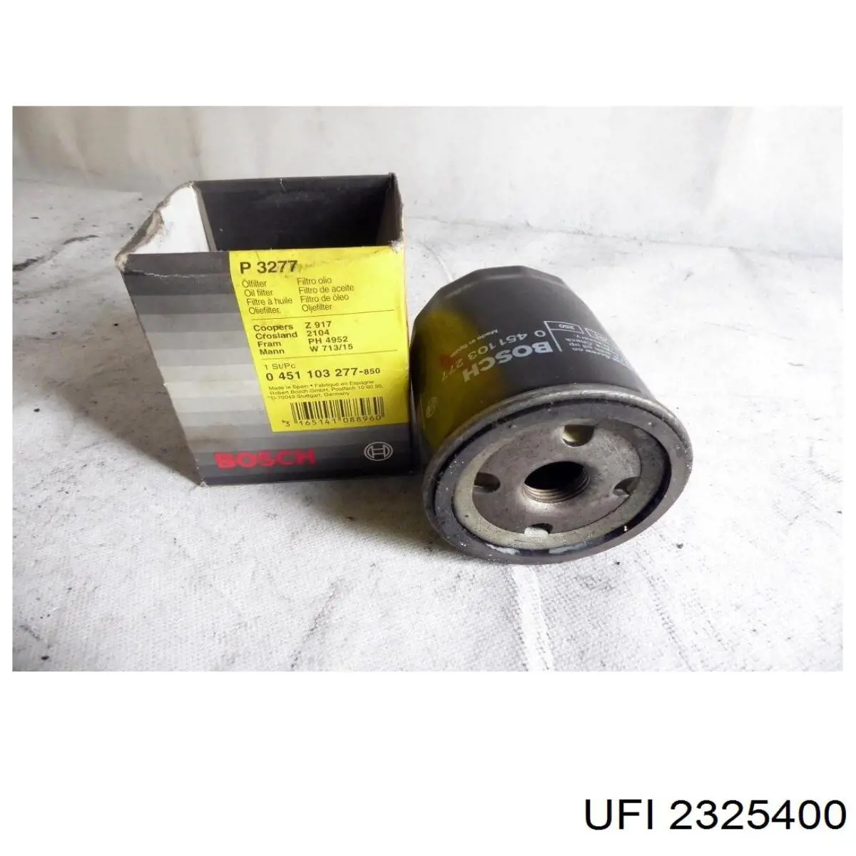 Filtr oleju UFI 2325400 cena, od 9,20 USD