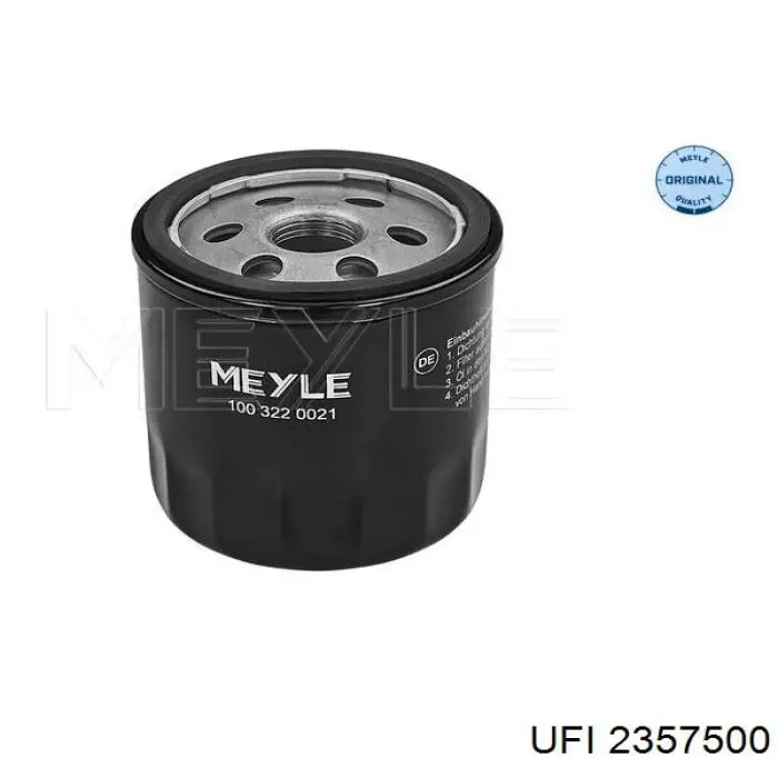 Filtr oleju UFI 2357500 cena, od 8,44 USD