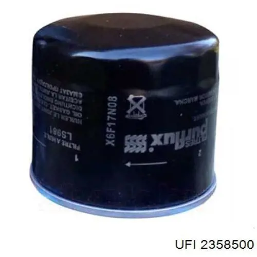 Filtr oleju UFI 2358500 cena, od 7,39 USD