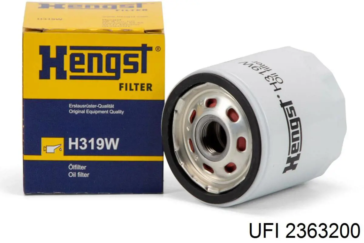 Do koszyka 2363200 UFI Filtr oleju