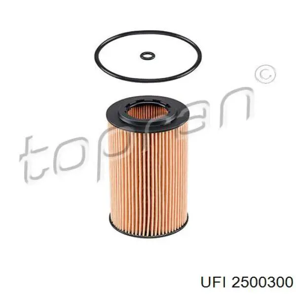 Do koszyka 2500300 UFI Filtr oleju