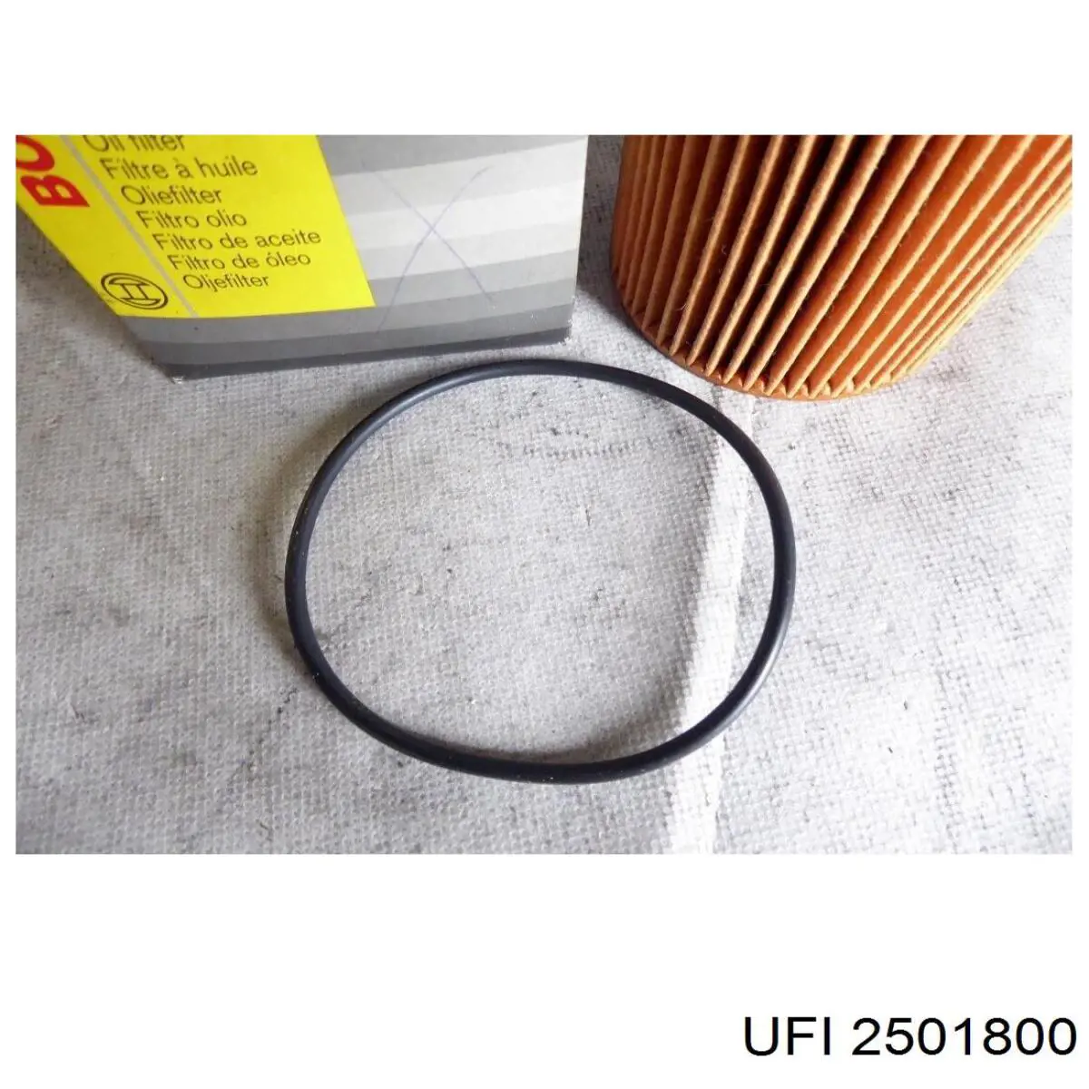 Do koszyka 2501800 UFI Filtr oleju
