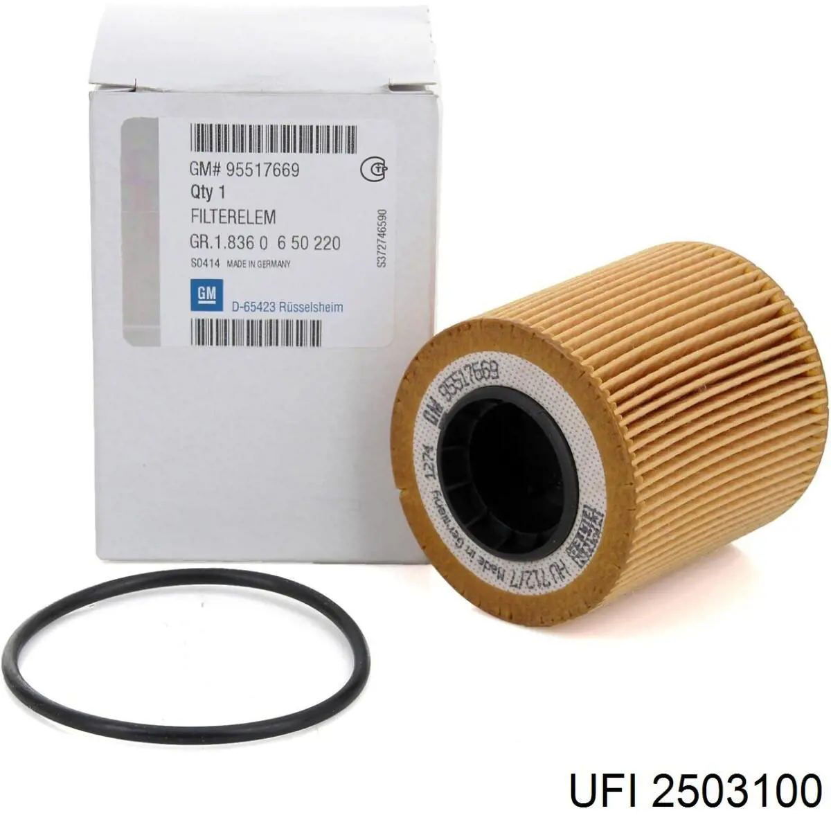 Filtr oleju UFI 2503100 cena, od 7,82 USD