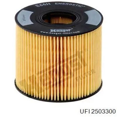 Filtr oleju UFI 2503300 cena, od 8,58 USD