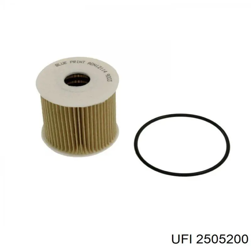 Do koszyka 2505200 UFI Filtr oleju