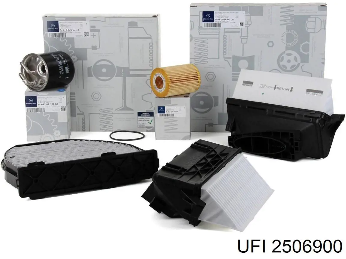 Do koszyka 2506900 UFI Filtr oleju