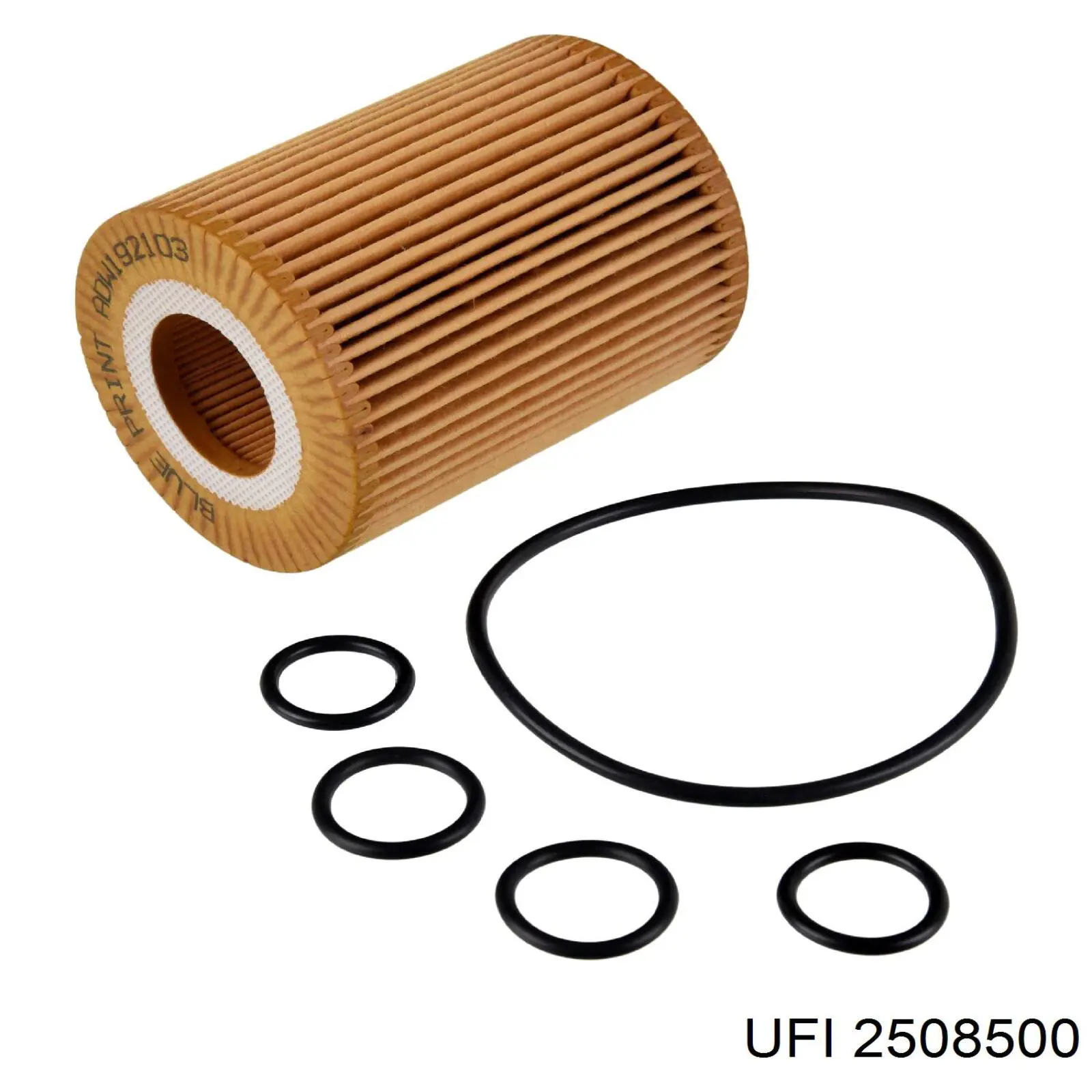Filtr oleju UFI 2508500 cena, od 8,67 USD