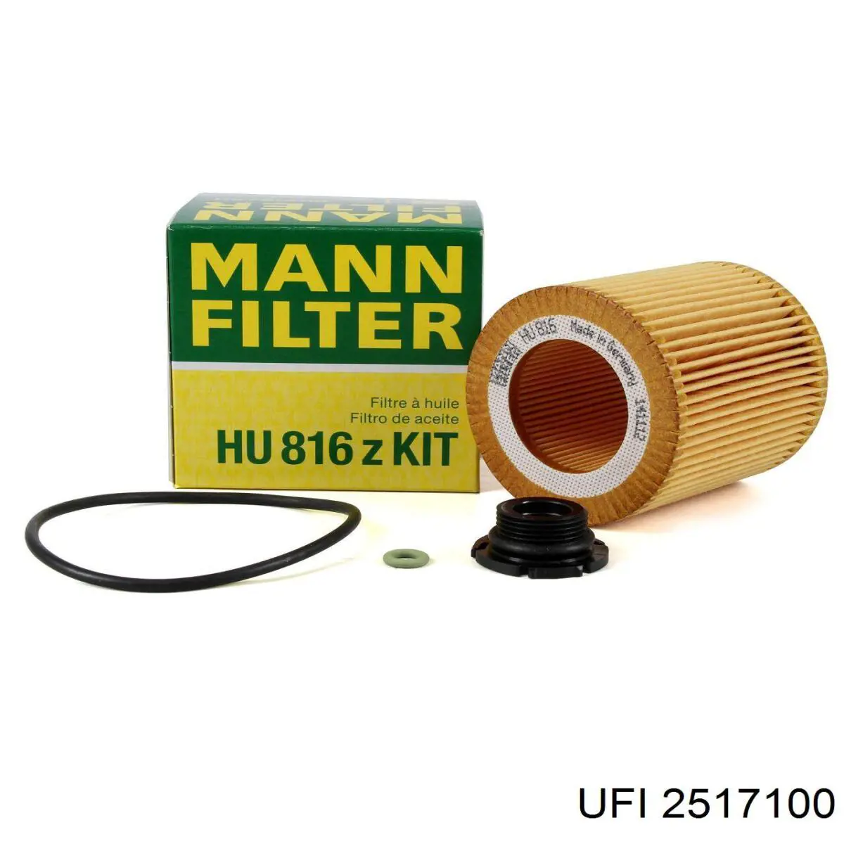 Filtr oleju UFI 2517100 cena, od 9,63 USD
