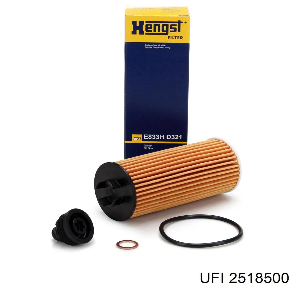 Do koszyka 2518500 UFI Filtr oleju