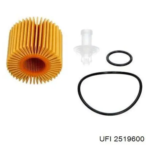 Filtr oleju UFI 2519600 cena, od 7,75 USD