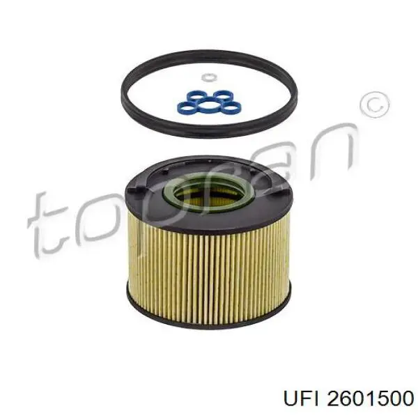 Do koszyka 2601500 UFI Filtr paliwa