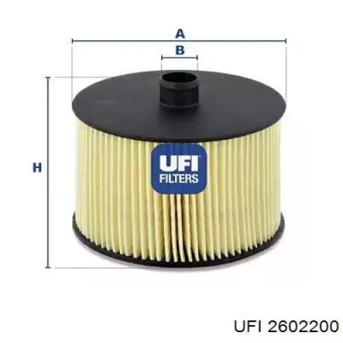 Filtr paliwa UFI 2602200 cena, od 10,80 USD