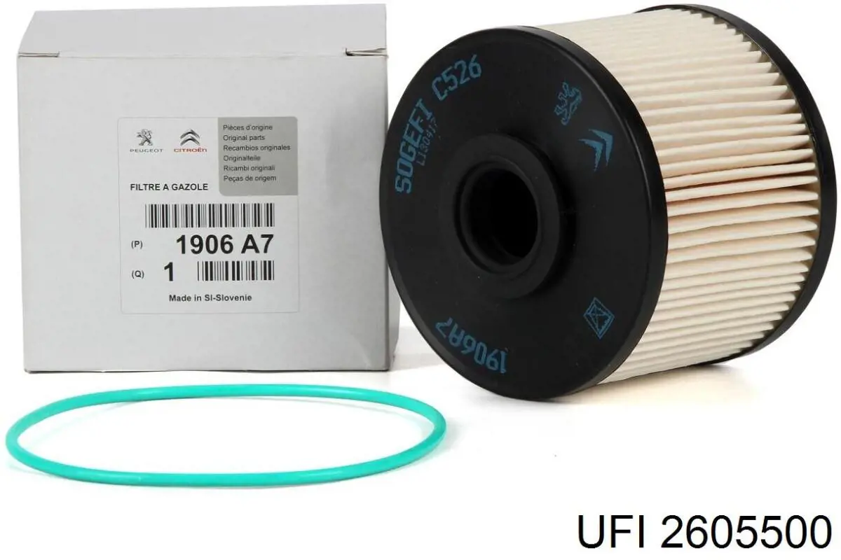 Filtr paliwa UFI 2605500 cena, od 13,98 USD
