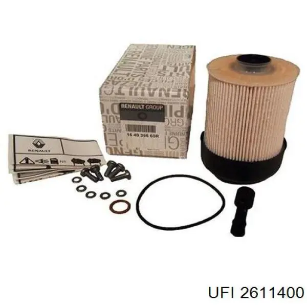 Filtr paliwa UFI 2611400 cena, od 16,69 USD