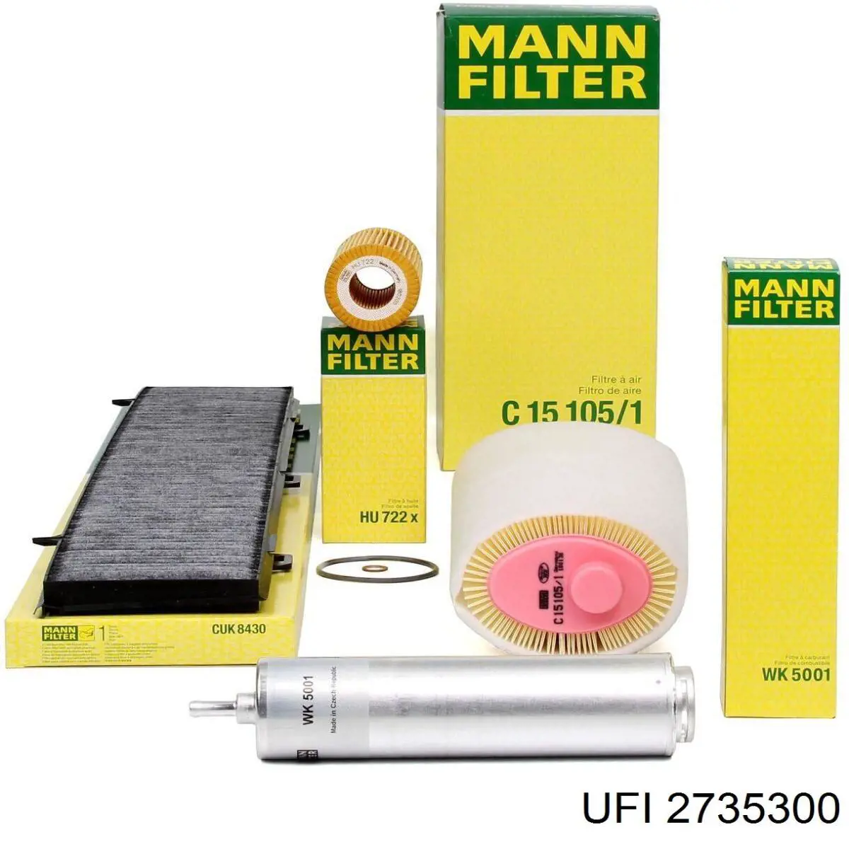 Filtr powietrza UFI 2735300 cena, od 16,63 USD