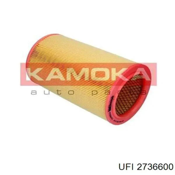Do koszyka 2736600 UFI Filtr powietrza