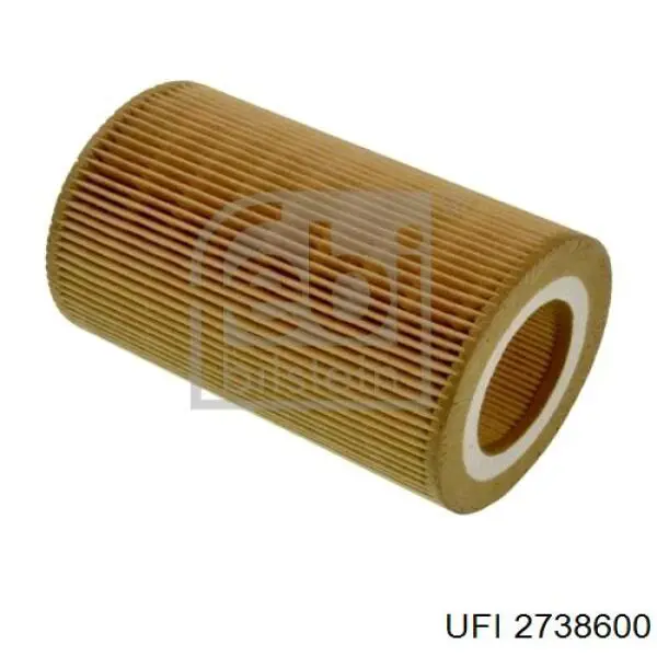 Do koszyka 2738600 UFI Filtr powietrza