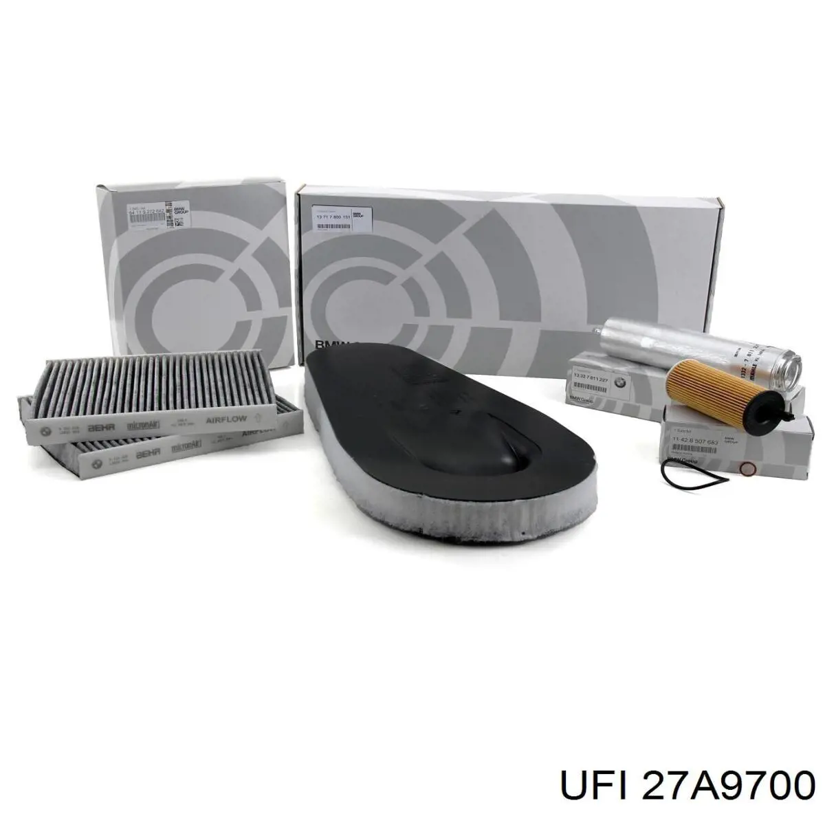 Do koszyka 27A9700 UFI Filtr powietrza