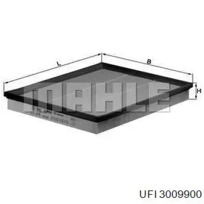 Filtr powietrza UFI 3009900 cena, od 10,65 USD