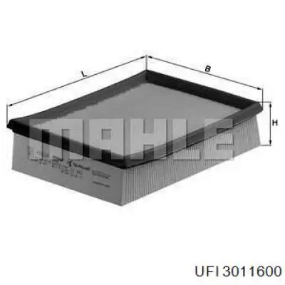 Do koszyka 3011600 UFI Filtr powietrza