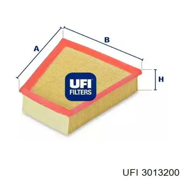 Filtr powietrza UFI 3013200 cena, od 8,98 USD