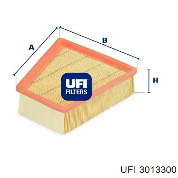 Filtr powietrza UFI 3013300 cena, od 10,94 USD