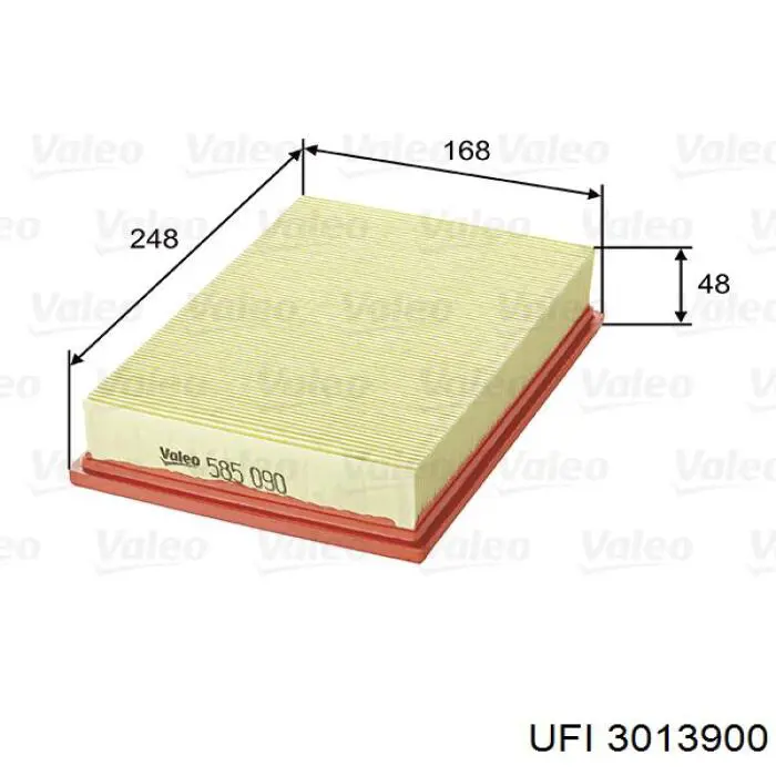 Filtr powietrza UFI 3013900 cena, od 9,13 USD