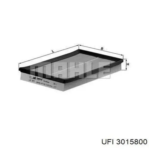Do koszyka 3015800 UFI Filtr powietrza