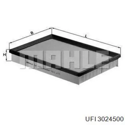 Filtr powietrza UFI 3024500 cena, od 9,89 USD