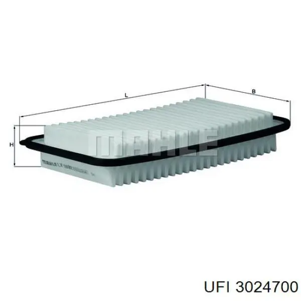 Filtr powietrza UFI 3024700 cena, od 8,76 USD
