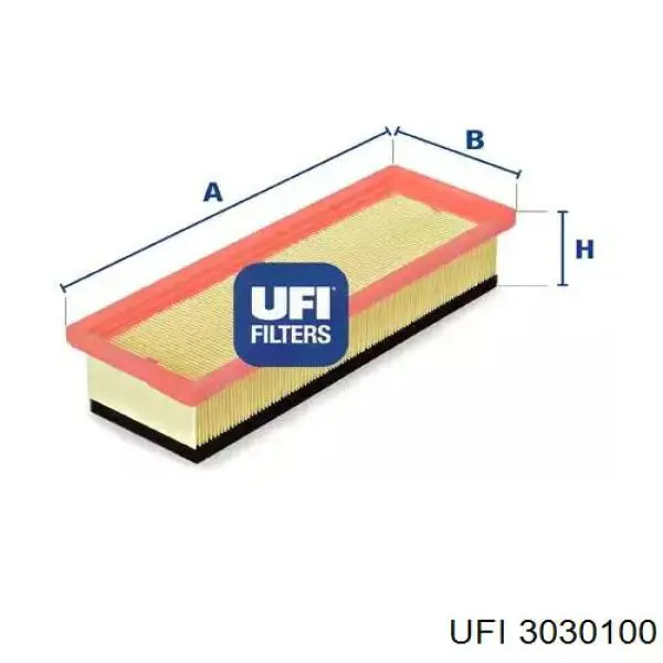 Filtr powietrza UFI 3030100 cena, od 7,75 USD