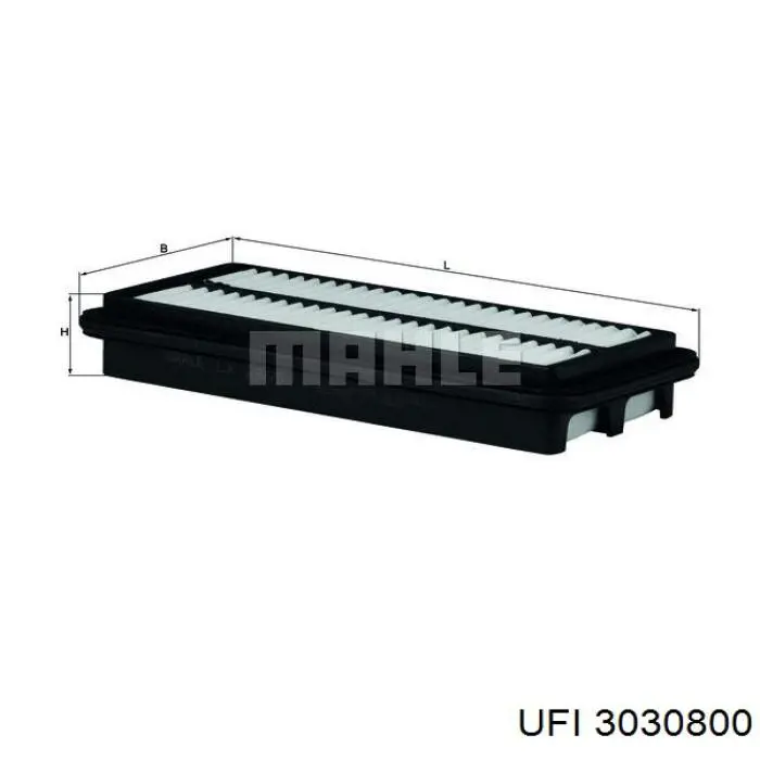 Filtr powietrza UFI 3030800 cena, od 8,11 USD
