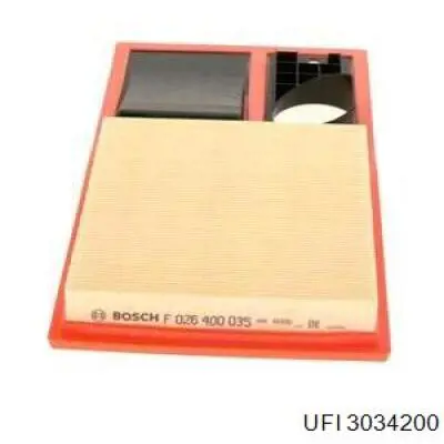 Do koszyka 3034200 UFI Filtr powietrza