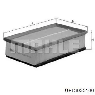 Filtr powietrza UFI 3035100 cena, od 13,83 USD