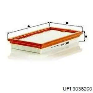 Do koszyka 3036200 UFI Filtr powietrza