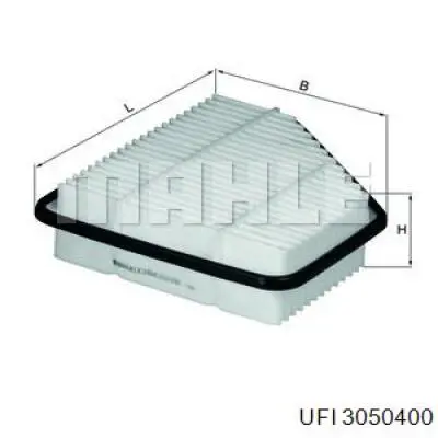 Filtr powietrza UFI 3050400 cena, od 13,98 USD