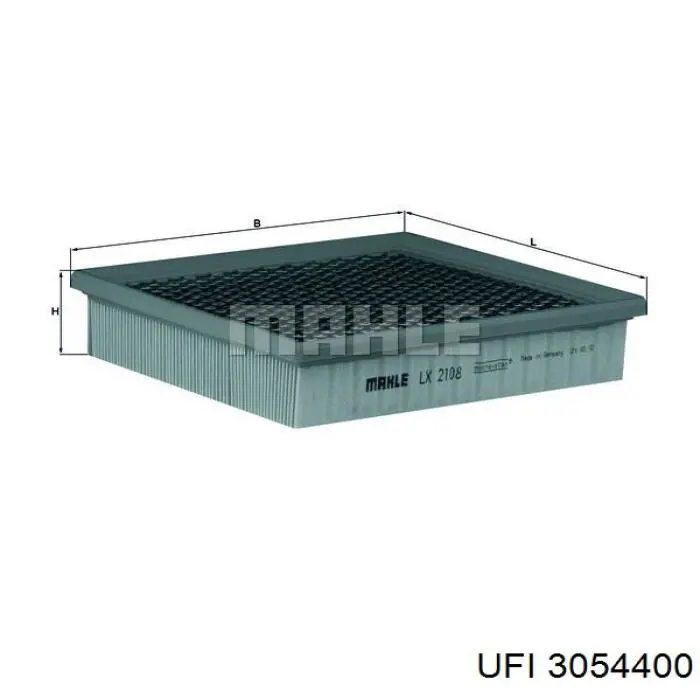 Filtr powietrza UFI 3054400 cena, od 12,60 USD