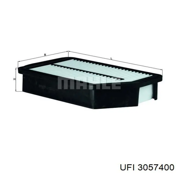 Filtr powietrza UFI 3057400 cena, od 9,13 USD