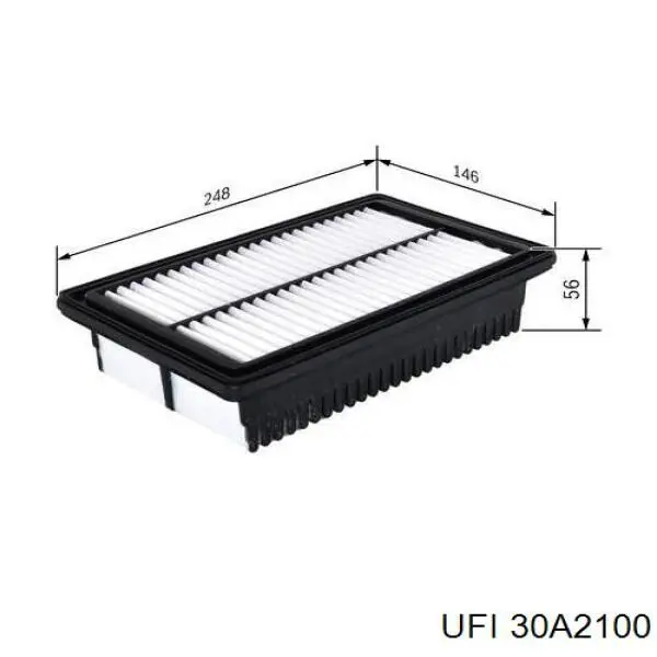 Filtr powietrza UFI 30A2100 cena, od 9,56 USD