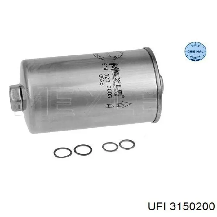 Filtr paliwa UFI 3150200 cena, od 13,07 USD