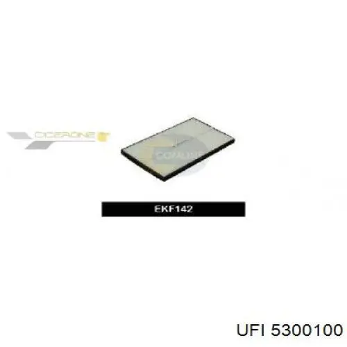 Filtr kabiny UFI 5300100 cena, od 9,74 USD