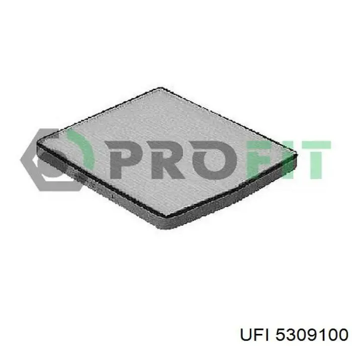 Filtr kabiny UFI 5309100 cena, od 11,95 USD