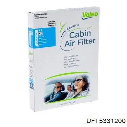 Filtr kabiny UFI 5331200 cena, od 10,47 USD