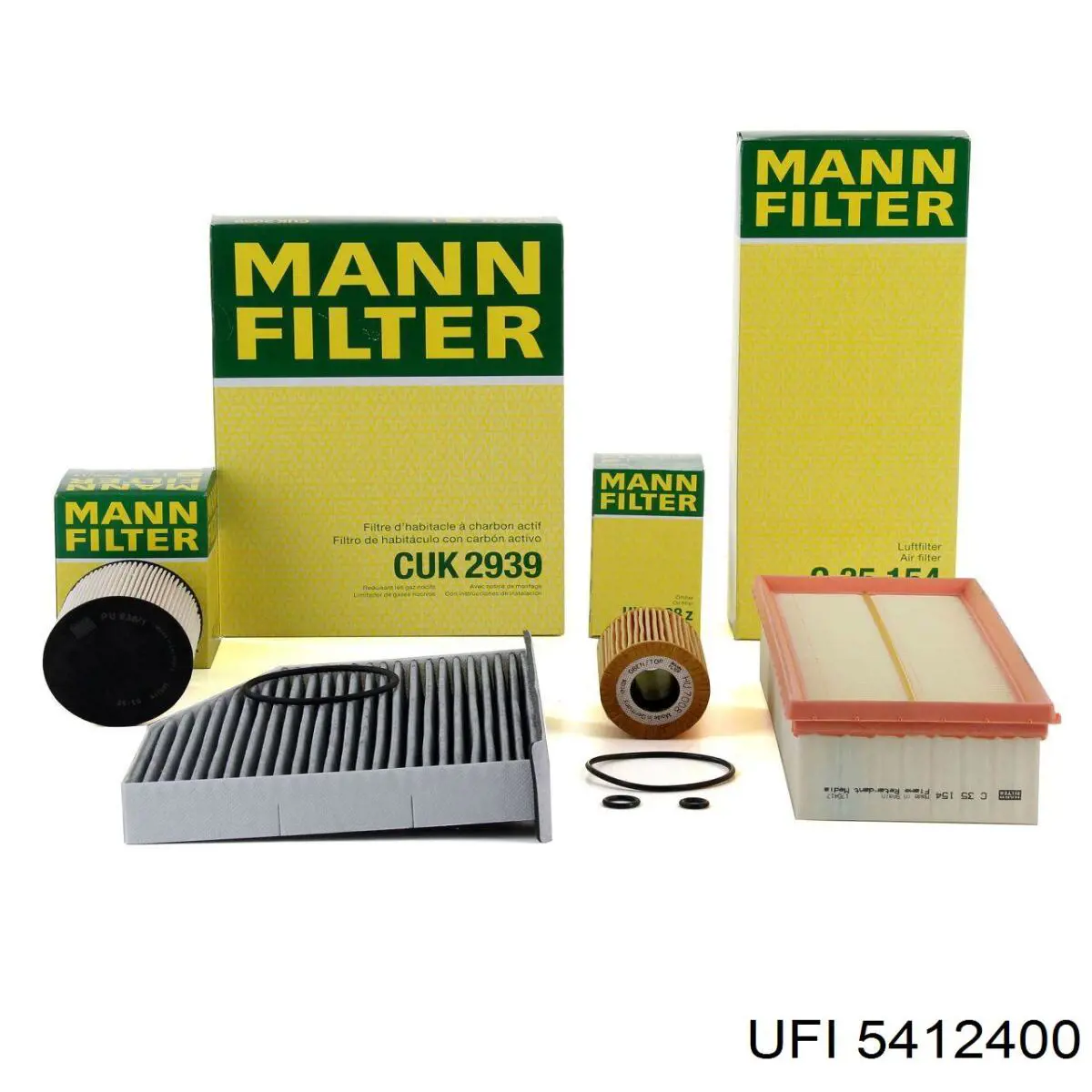 Do koszyka 5412400 UFI Filtr kabiny
