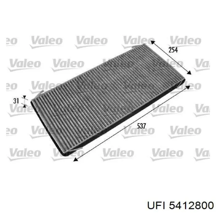 Filtr kabiny UFI 5412800 cena, od 18,34 USD