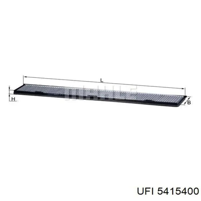 Filtr kabiny UFI 5415400 cena, od 18,31 USD