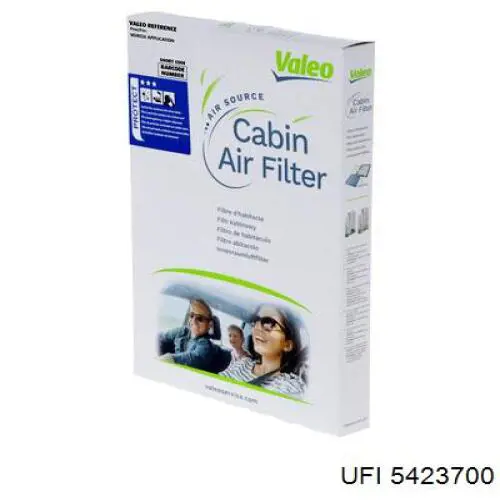 Do koszyka 5423700 UFI Filtr kabiny